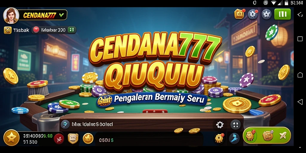 Screenshot gameplay CENDANA777 menampilkan serunya permainan QiuQiu.
