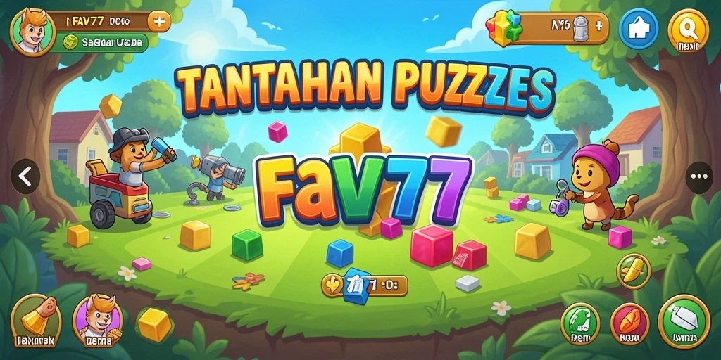 Tampilan gameplay <strong>FAV77</strong> menampilkan tantangan puzzle yang menarik dan seru.