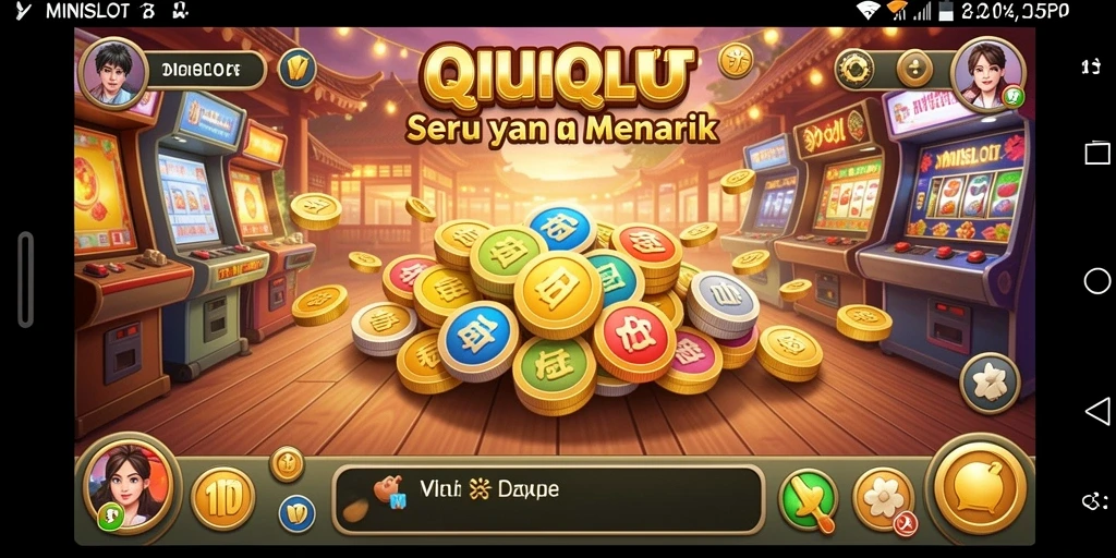 Tampilan menarik dari gameplay QiuQiu di MINISLOT.