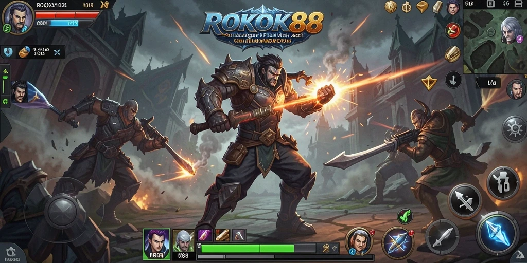 Gameplay seru di dunia MMORPG ROKOK88 yang memukau.